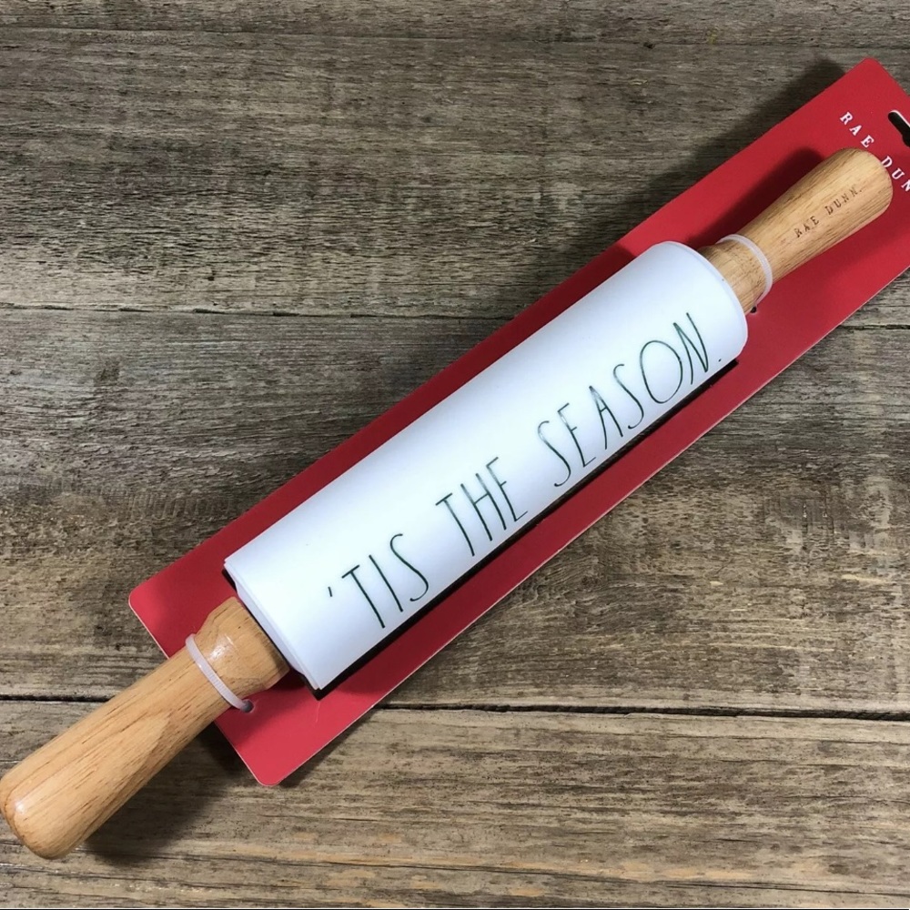 Rae Dunn "TIS THE SEASON" Rolling Pin